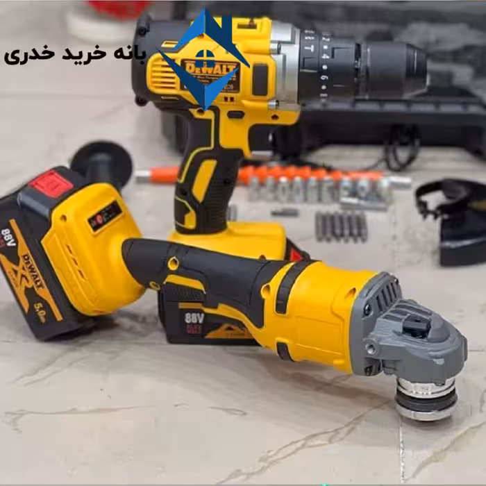 پک دو قولو دریل شارژی و مینی وسط شارژی تمام صنعتی دیوالت