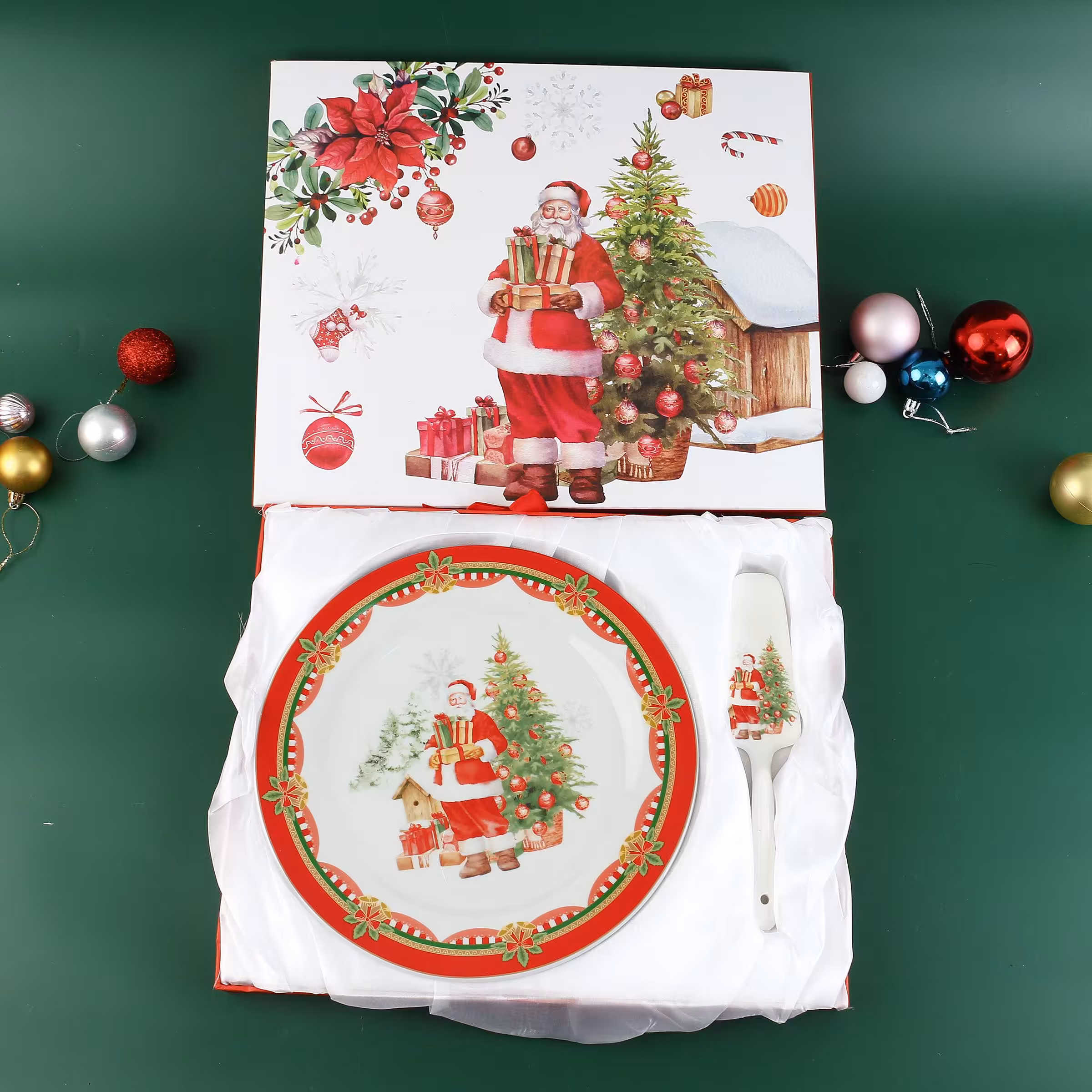 استند کیک‌ با سرور بابانوئل کریسمس 15126