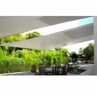 سایبان حیاط 9 متری -(3در3)- برزنت ون طوسی خانه چادر 09197499400