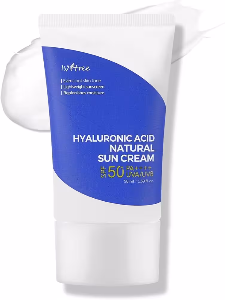ضدآفتاب رطوبت رسان ایزنتری | SPF50  | آبرسان قوی با هیالورونیک اسید | ساخت کره جنوبی