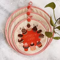 دمکنی مخمل نسوز مدل ثمین طرح 11