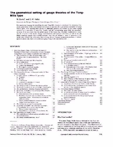 خرید و دانلود نسخه کامل کتاب The geometrical setting of gauge theories of the Yang-Mills type