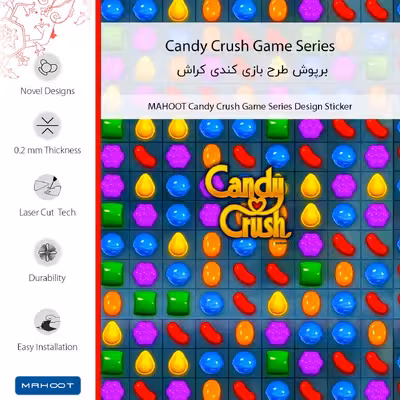 برچسب پوششی ماهوت مدل Candy Crush Game Series مناسب برای گوشی موبایل سامسونگ Galaxy A04s