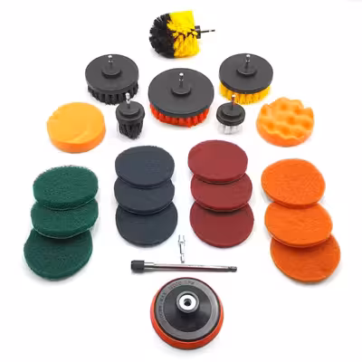 پد پولیش و نظافت خودرو مدل 22PS مجموعه 22 عددی