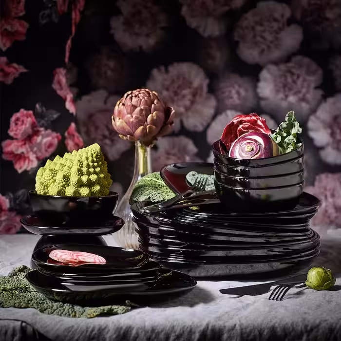 بشقاب خورش خوری ایکیا مدل BACKIG بسته 4 عددی