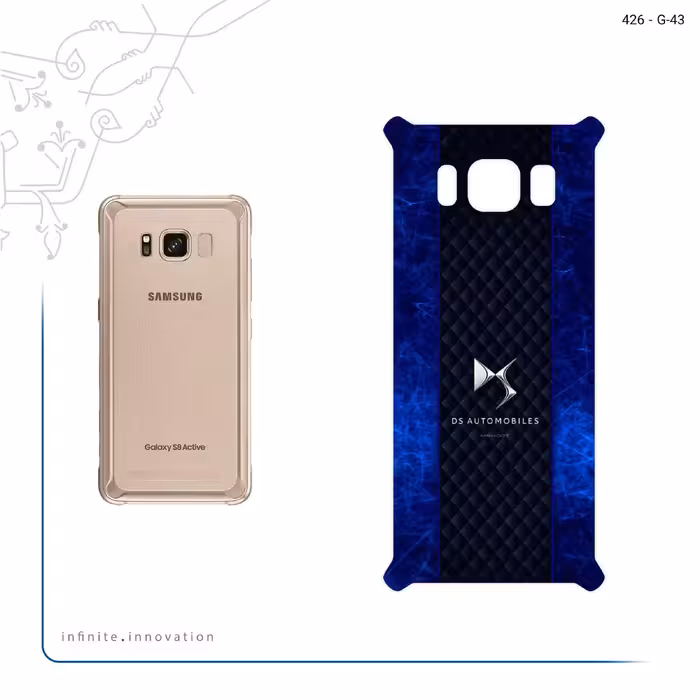 برچسب پوششی ماهوت مدل DS Automobiles مناسب برای گوشی موبایل سامسونگ Galaxy S8 Active