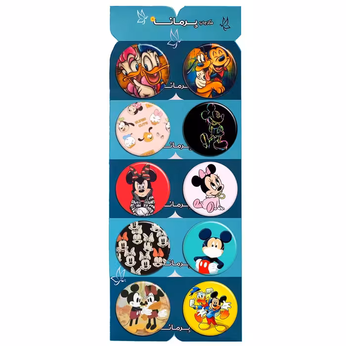 پیکسل پرمانه طرح میکی موس کد pmg.7631 مجموعه 10 عددی