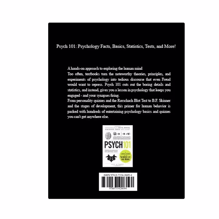 کتاب Psych 101: Psychology Facts, Basics, Statistics, Tests, and More! اثر Paul Kleinman انتشارات نبض دانش