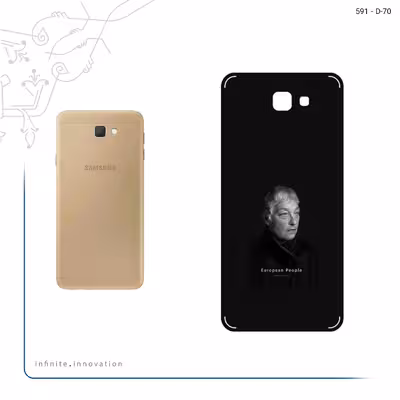 برچسب پوششی ماهوت مدل Portrait of a European Woman مناسب برای گوشی موبایل سامسونگ Galaxy J5 Prime