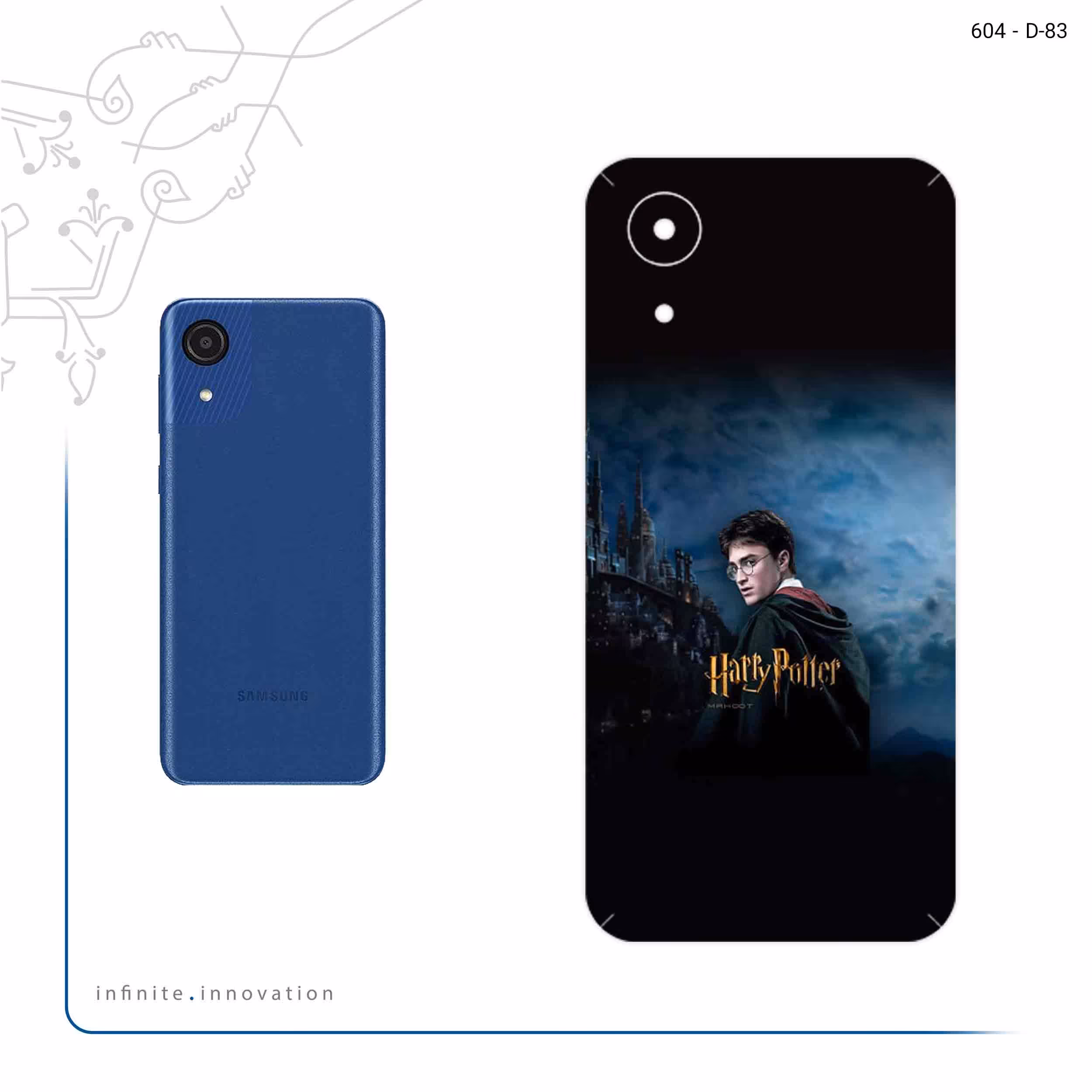 برچسب پوششی ماهوت مدل Harry Potter مناسب برای گوشی موبایل سامسونگ Galaxy A03 Core