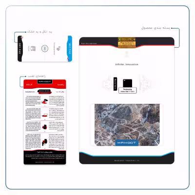 برچسب پوششی ماهوت مدل Earth-White-Marble مناسب برای تبلت سامسونگ Galaxy Tab 7.7 2011 P6800