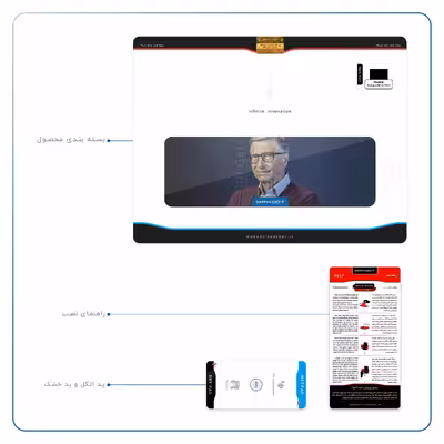 برچسب پوششی ماهوت مدل Bill Gates مناسب برای تبلت هوآوی Mediapad M6 10.8 2019