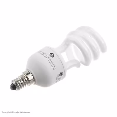 لامپ کم مصرف 11 وات نور طلایی مدل شمعی پایه E14 بسته 5 عددی