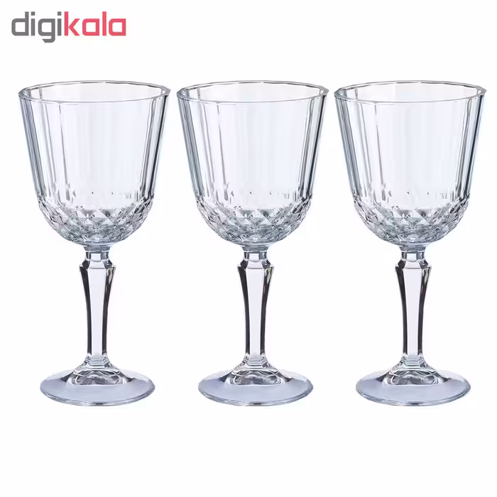 لیوان پاشاباغچه مدل دیونی 440220 بسته 3 عددی