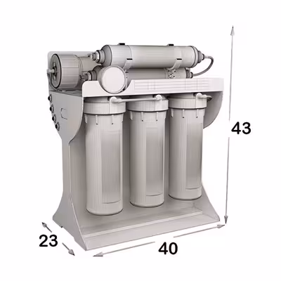دستگاه تصفیه کننده آب سافت واتر مدل jw-soft-P06 به همراه فیلتر تصفیه آب سافت واتر کد 10 مجموعه 3 عددی