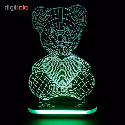 چراغ خواب طرح خرسی کد 1107