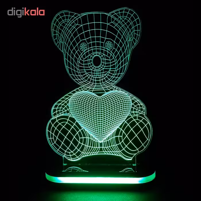 چراغ خواب طرح خرسی کد 1107