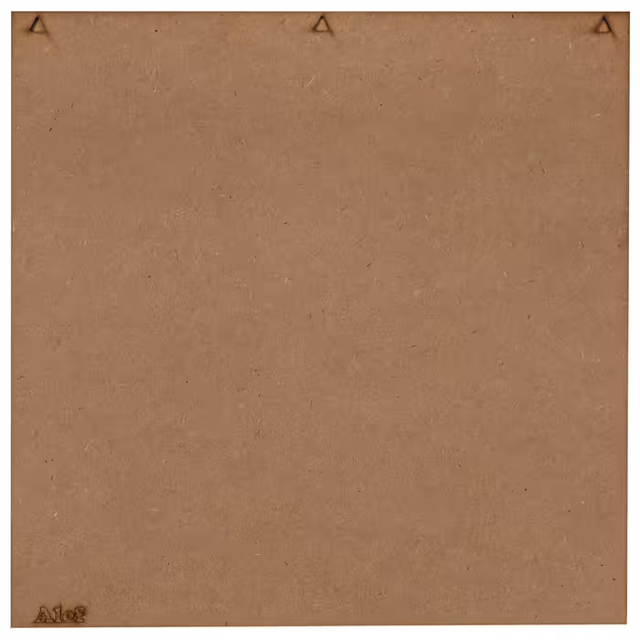  تابلو آینه الف طرح برگ انجیری