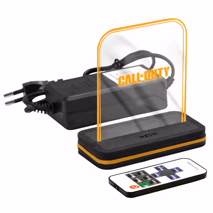 چراغ رومیزی نئون مدل CL_F_DUT_ORANGE_AC