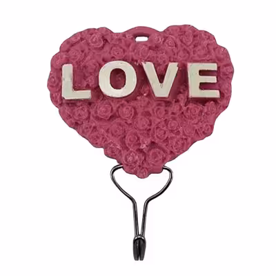 آویز حوله طرح قلب کد LOVE