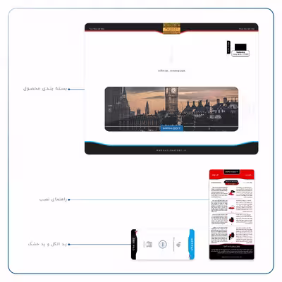 برچسب پوششی ماهوت مدل London City مناسب برای تبلت سامسونگ Galaxy Tab S5e 10.5 2019 T720