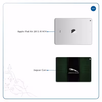برچسب پوششی ماهوت مدل Jaguar Cars مناسب برای تبلت اپل iPad Air 2013 A1474