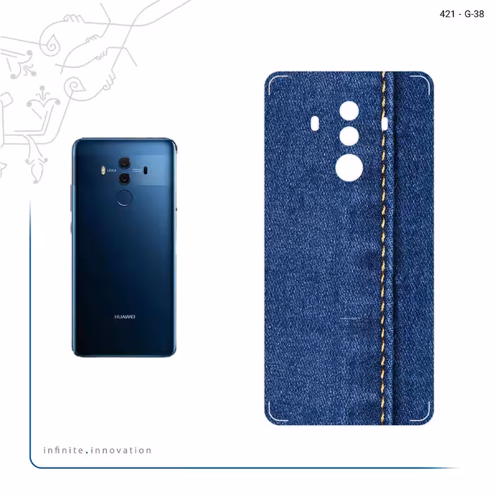 برچسب پوششی ماهوت مدل Fabric Texture 8 مناسب برای گوشی موبایل هوآوی Mate 10 Pro