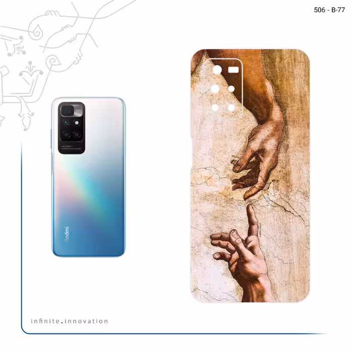 برچسب پوششی ماهوت مدل The Creation of Adam of MichelAnge مناسب برای گوشی موبایل شیائومی Redmi Note 11 4G