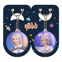 جاکلیدی خندالو مدل وینتر گروه آسپا Aespa کد 1973319742 مجموعه 2 عددی