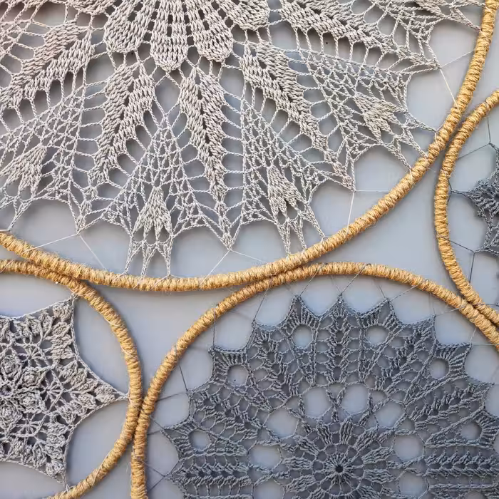 دیوارکوب بافتنی مدل دریم کچر کد R11 مجموعه 4 عددی