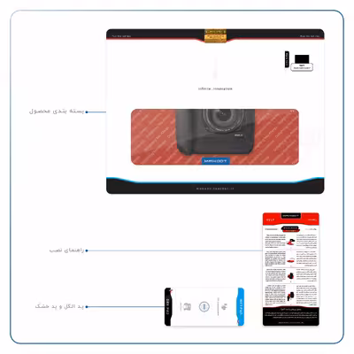 برچسب پوششی ماهوت مدل Canon-Logo مناسب برای تبلت اپل iPad 9.7 (GEN 5) 2017 A1823