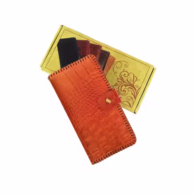 کیف پول چرمی مدل Croco کد Kc 3
