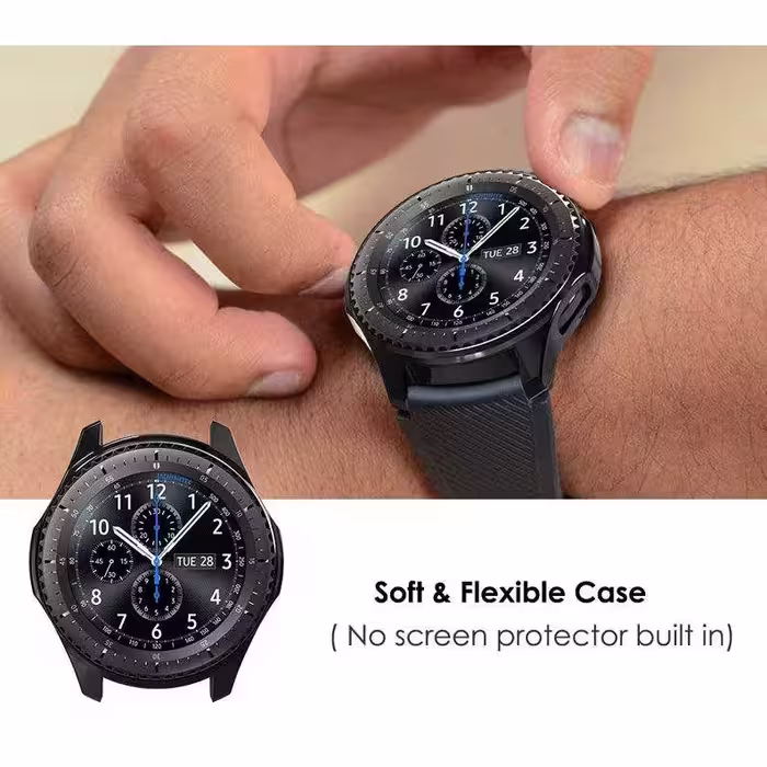 کاور مدل Qv-02 مناسب برای ساعت هوشمند سامسونگ Gear 3 / Galaxy Watch 46 mm