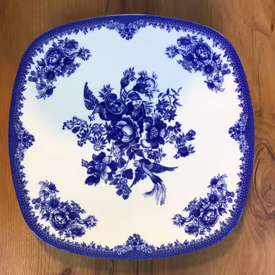 بشقاب چيني زرين ايران مدل كواترو فلورانس بسته 6 عددي