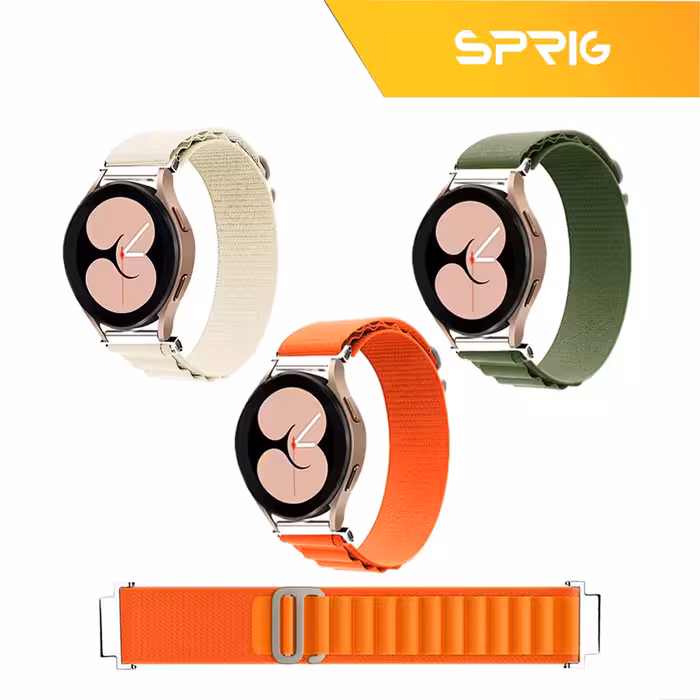 بند اسپریگ مدل Loop Alpine مناسب برای ساعت هوشمند سامسونگ Galaxy Watch Active 1 / Active 2 40mm / Active 2 44mm / Watch 3 size 41mm / Galaxy Watch 4 40mm / watch 4 42mm / watch 4 44mm / watch 4 46mm