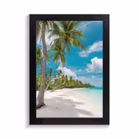 تابلو منظره طرح ساحل، کد PF-22072