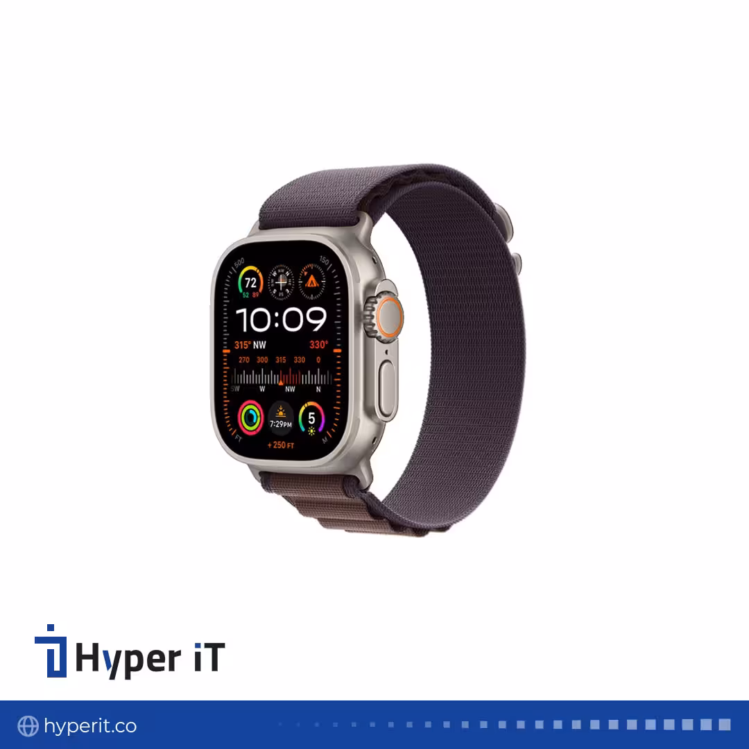 ساعت هوشمند اپل مدل Ultra 2 Titanium Case  Alpine Loop Band 49mm رنگ نیلی