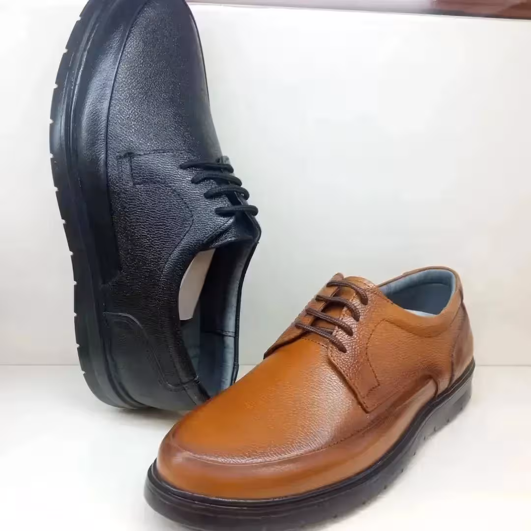 کفش چرم اداری راحتی مردانه - سایز بندی 40 الی 44