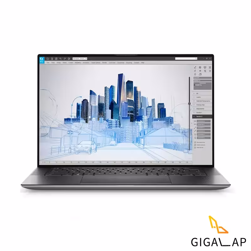 لپ تاپ 15.6 اینچی دل مدل Precision 5560 پردازنده i7 نسل 11 رم 32 گیگابایت گرافیک 4GB T1200