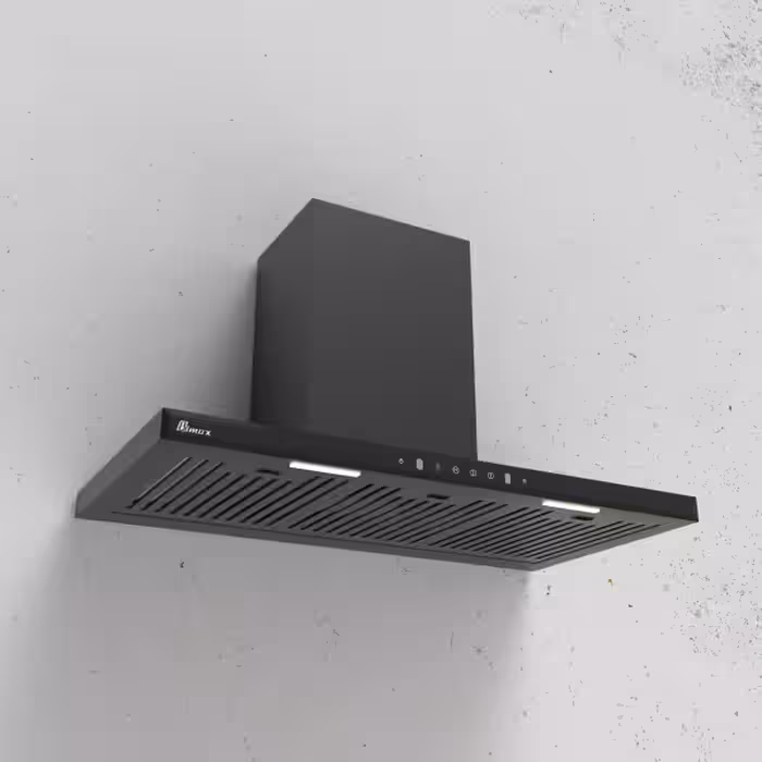 هود شومینه‌ای بیمکث مدل 1301 مشکی