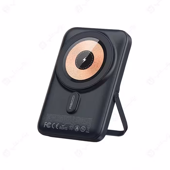 پاوربانک مگنتی 10000 میلی آمپر ساعت Recci مدل RPB-W08