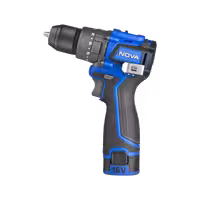 دریل پیچ گوشتی شارژی نووا  10 میلیمتری 16 ولت براشلس با کیف BMC کد 5510