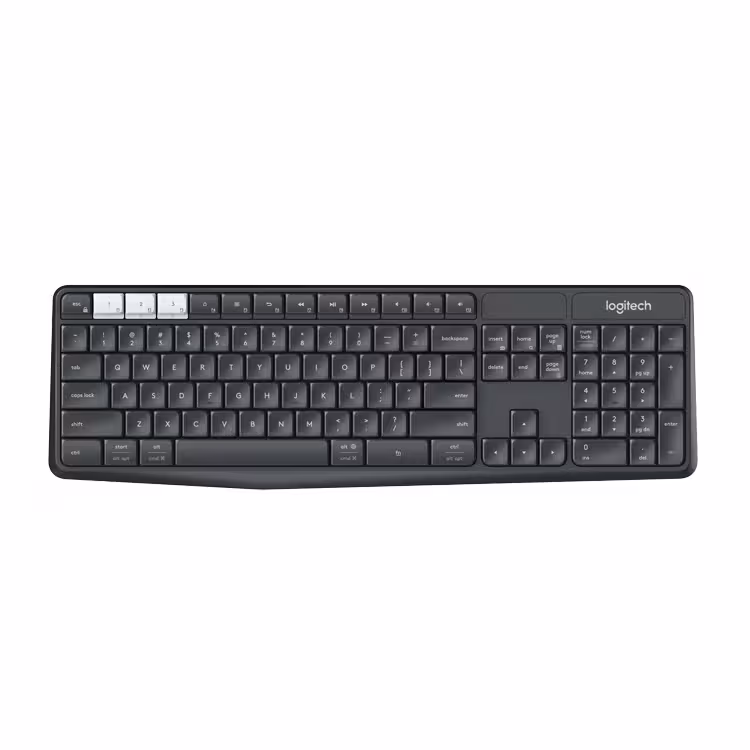 کیبورد بی سیم لاجیتک مدل Logitech MULTI-DEVICE k375S