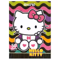 دفتر مشق 50 برگ شفیعی طرح کیتی کد6