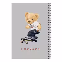 دفتر مشق 80 برگ اس جی مدل تدی اسکیت