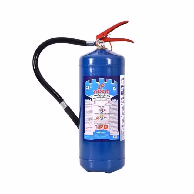 کپسول آتش نشانی کف (فوم) و گاز 6 لیتری دژ