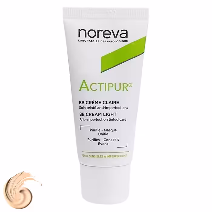 کرم پودر BB نوروا مدل اکتی پور شماره 01 حجم 30 میلی لیتر