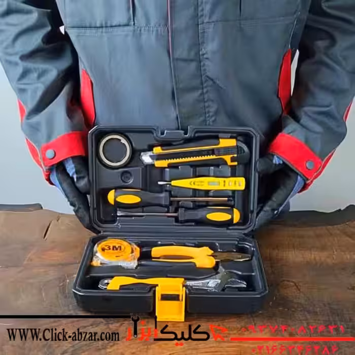مجموعه(کیت ابزار) 9 عددی ابزار آلات صنعتی اینتیمکس مدل 0953