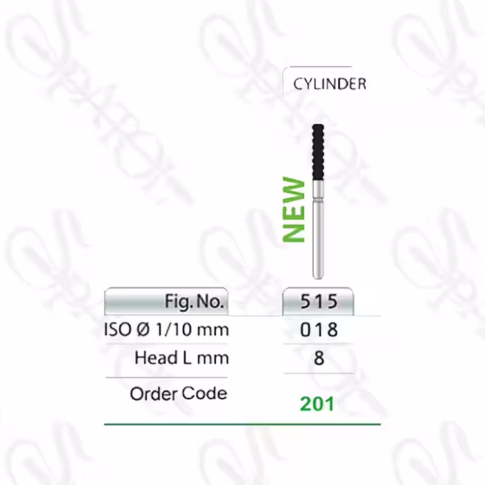 فرز الماسی توربین تراش 8 میل 515 CYLINDER تیزکاوان TEESKAVAN کد 201
