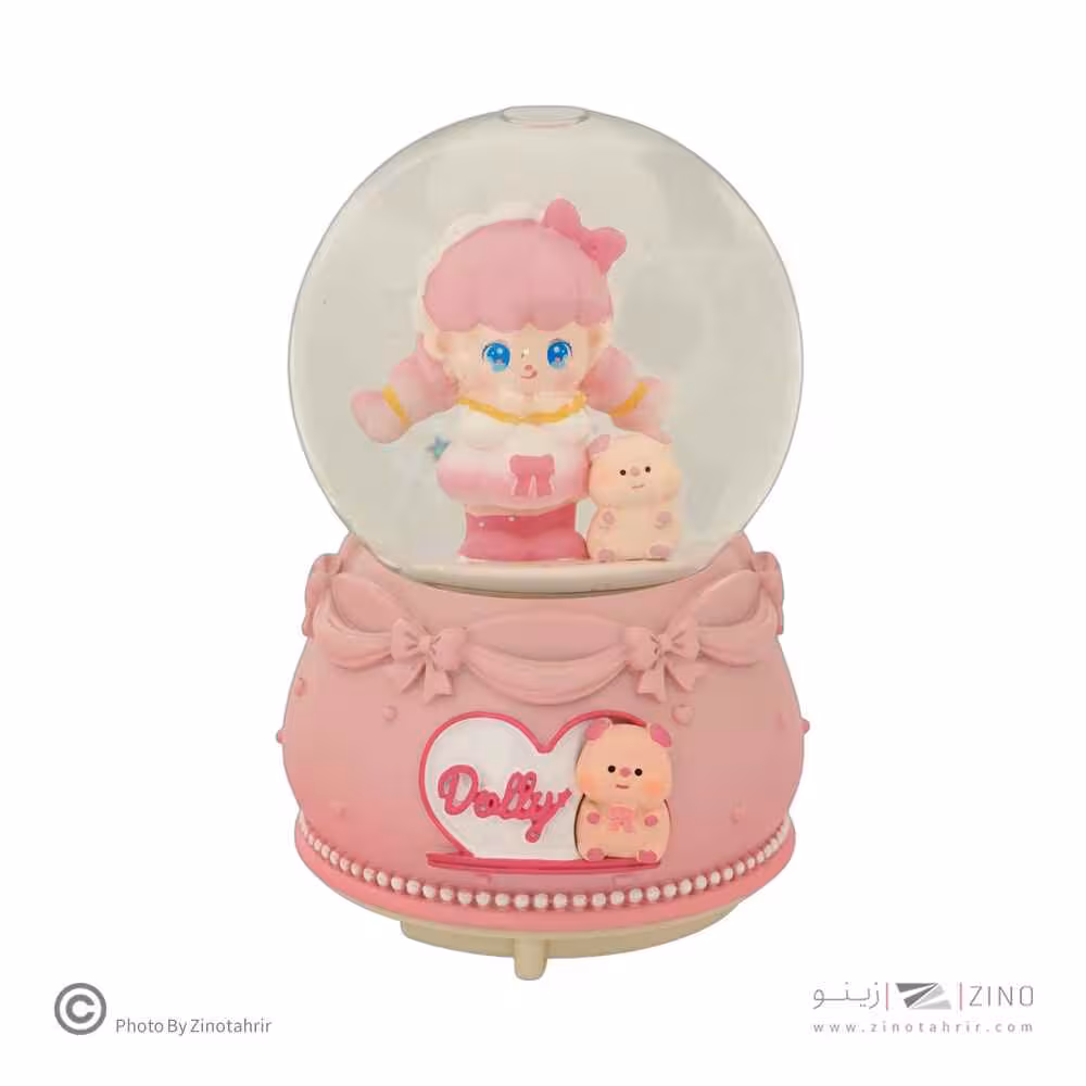 گوی موزیکال چراغ دار طرح عروسک و خرس کد015